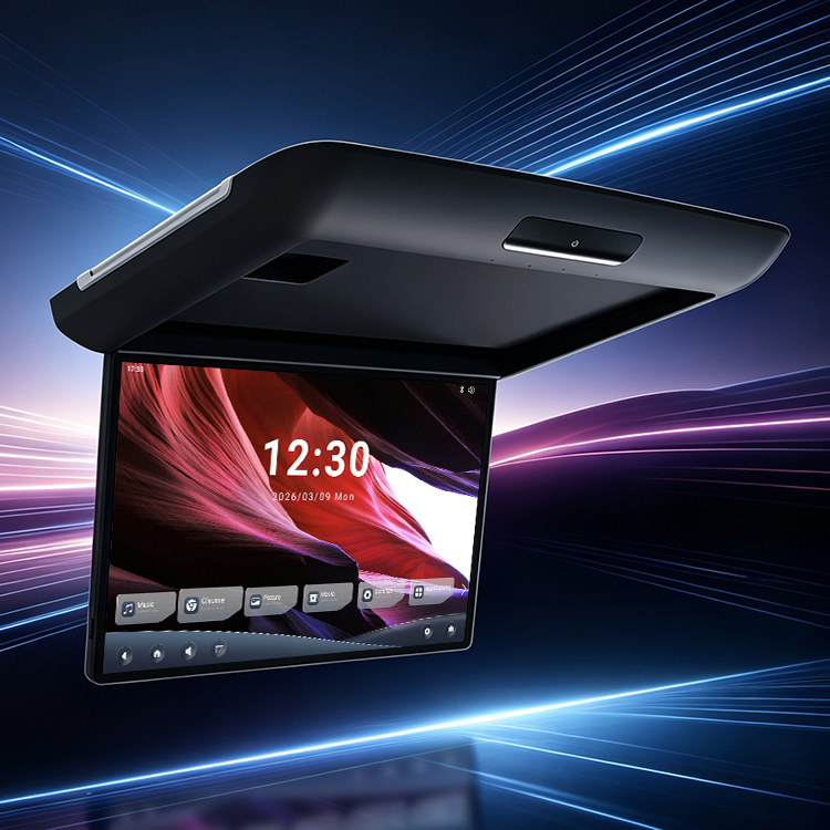 CARAVAN Motorisierter 17.5" Deckenmonitor mit Android, 4G Modem und HDMI-Eingang