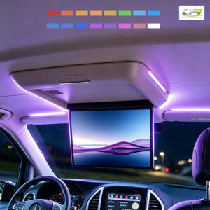 CARAVAN Motorisierter 17.5" Deckenmonitor mit Android, 4G Modem und HDMI-Eingang