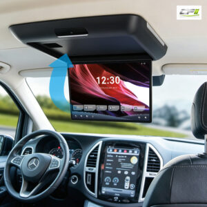 CARAVAN Motorisierter 17.5" Deckenmonitor mit Android, 4G Modem und HDMI-Eingang