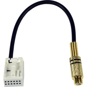 CAS Kabeladapter Cinch-Buchse > Quadlock Einsatz weiß 12pin