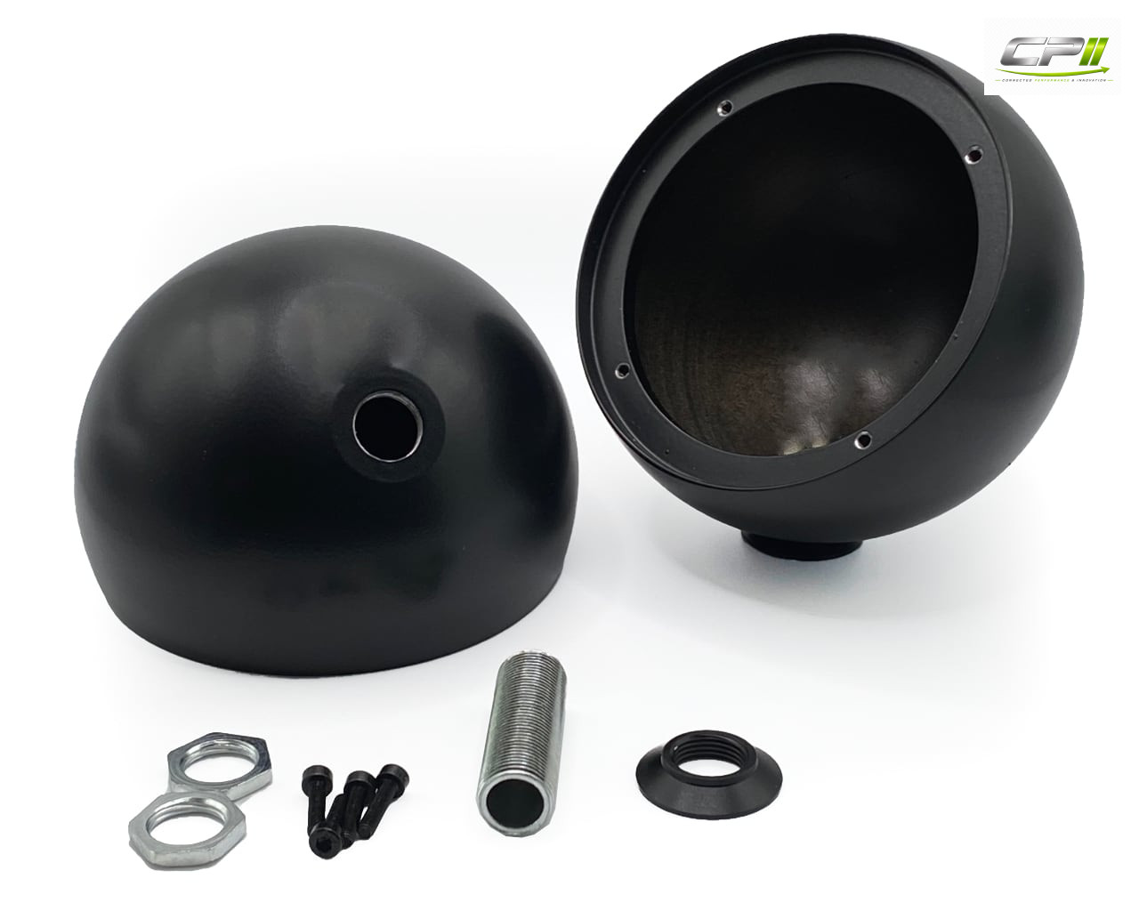 Car Specials Alugehäuse Ø100 mm für Hertz MLK 700.3 ML700.3 Mitteltöner in schwarz mit M13 Gewinde