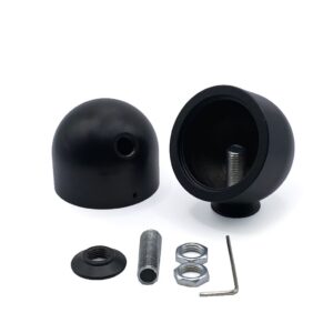 Car Specials Alugehäuse für Hertz MP25.3 / Audison AP 1P Hochtöner in schwarz mit M10 Gewinde