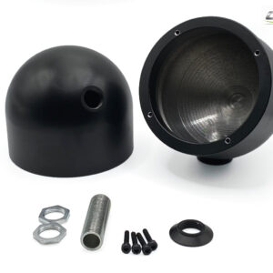 Car Specials Alugehäuse Ø90 mm für Audison Thesis TH3.0 Mitteltöner in schwarz mit M13 Gewinde
