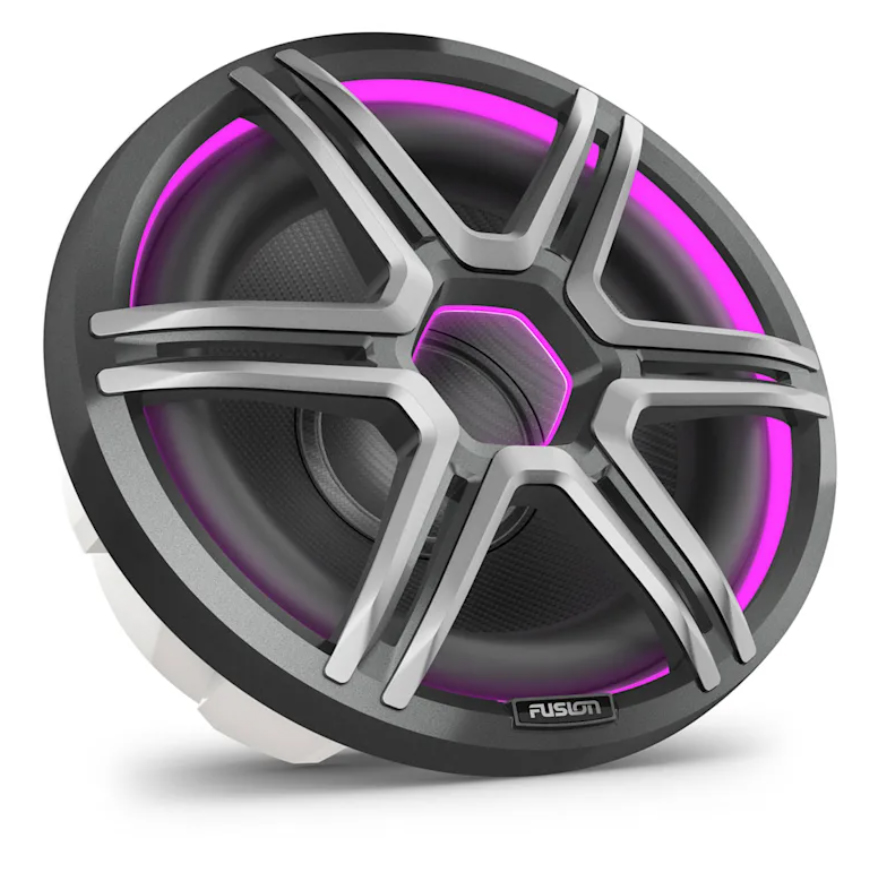 FUSION® Apollo Marine Subwoofer, grau, Sport, 12", RGB-Beleuchtung