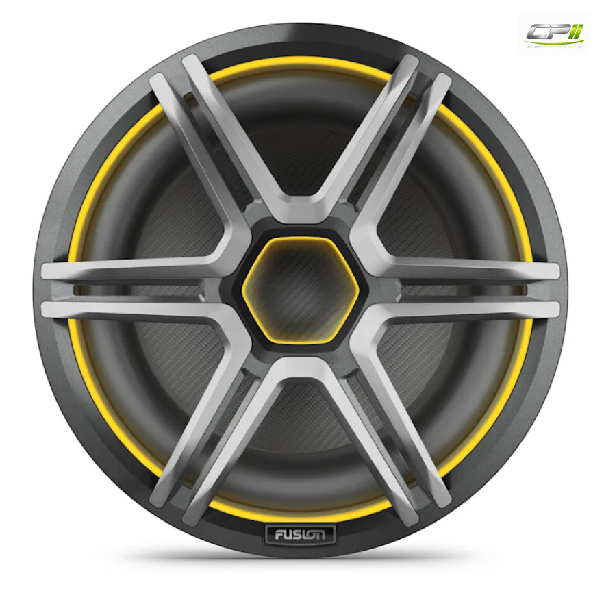 FUSION® Apollo Marine Subwoofer, grau, Sport, 12", RGB-Beleuchtung