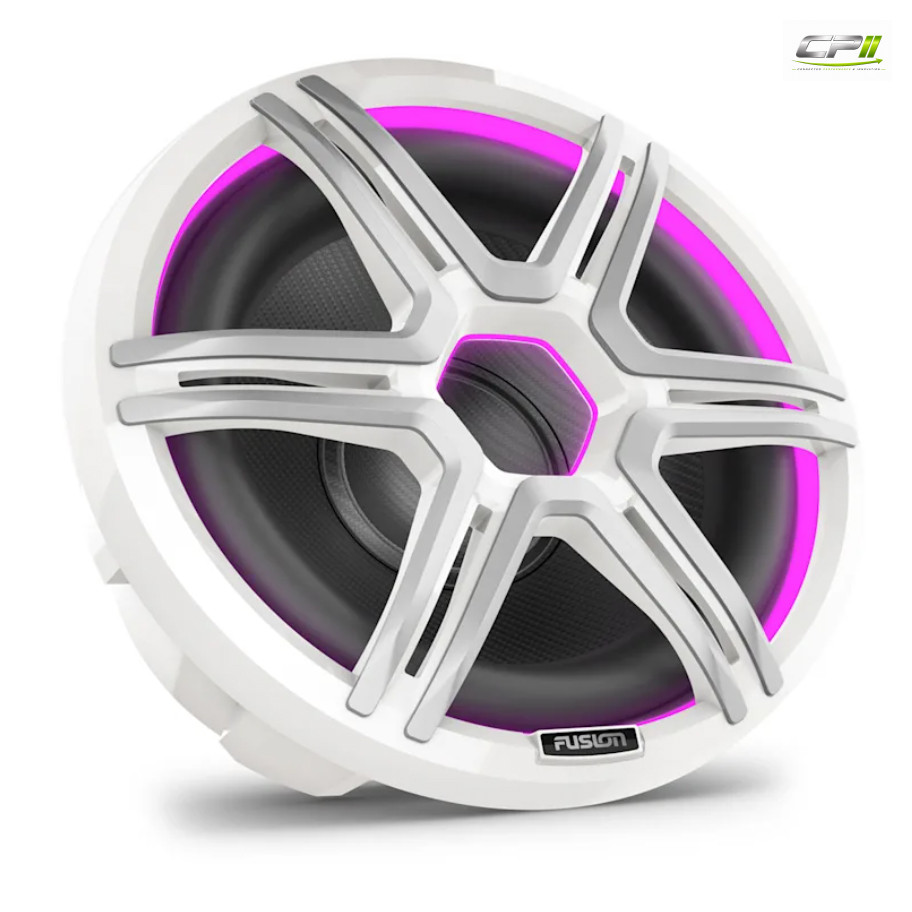 FUSION® Apollo Marine Subwoofer, weiß, Sport, 12", RGB-Beleuchtung