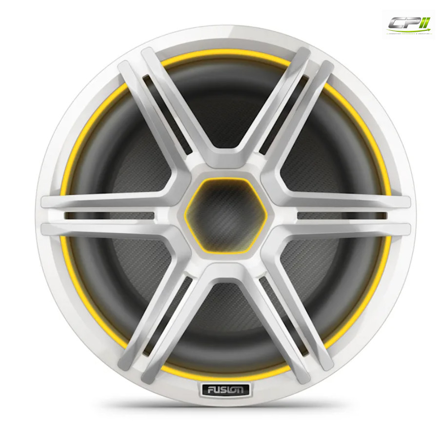 FUSION® Apollo Marine Subwoofer, weiß, Sport, 12", RGB-Beleuchtung