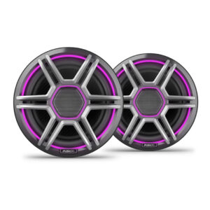 FUSION® Apollo Marinelautsprecher, grauen Sportgrill, 7.7", RGB-Beleuchtung