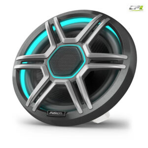 FUSION® Apollo Marinelautsprecher, grauen Sportgrill, 7.7", RGB-Beleuchtung