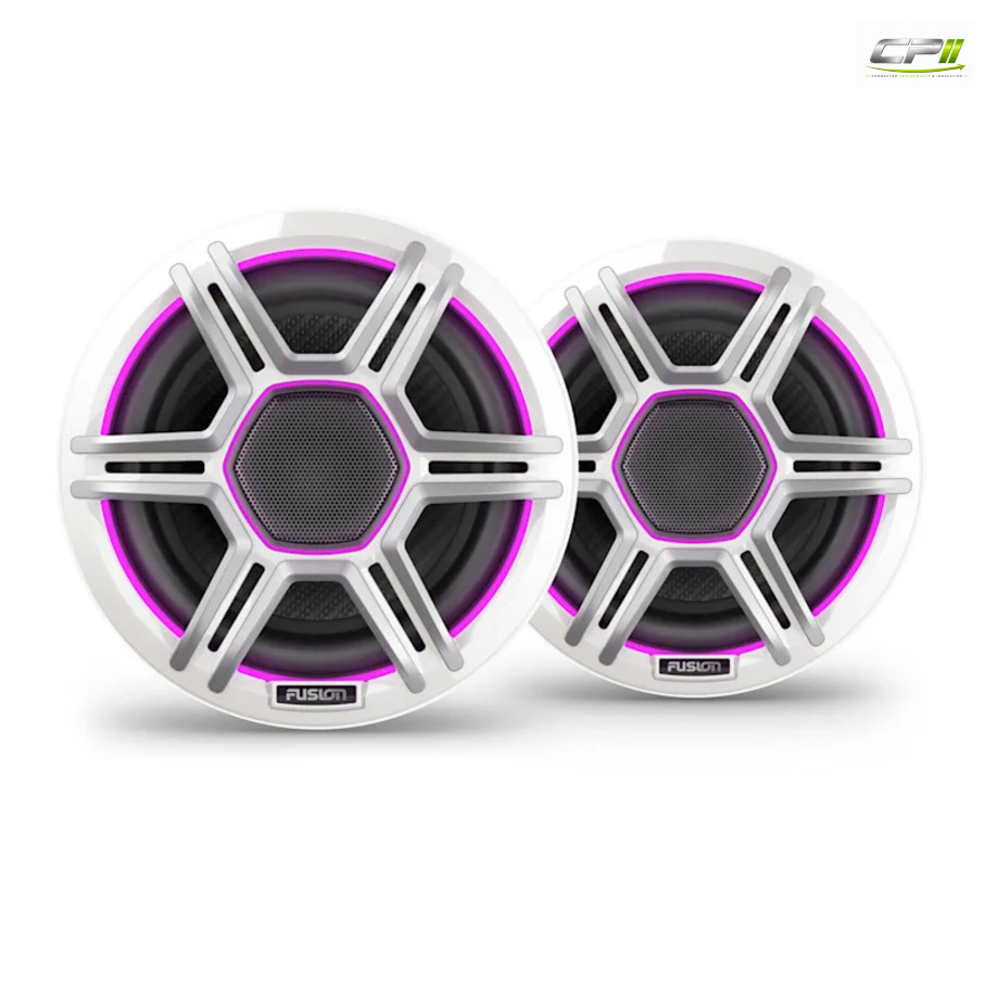 FUSION® Apollo Marinelautsprecher, weiß, Sport, 6.5", RGB-Beleuchtung