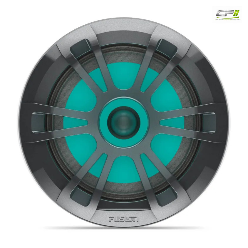 FUSION® Lautsprecher EL-Serie, Sport, grau, 16cm, 6.5", RGB-Beleuchtung