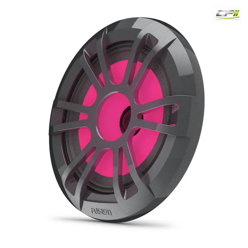 FUSION® Lautsprecher EL-Serie, Sport, grau, 16cm, 6.5", RGB-Beleuchtung