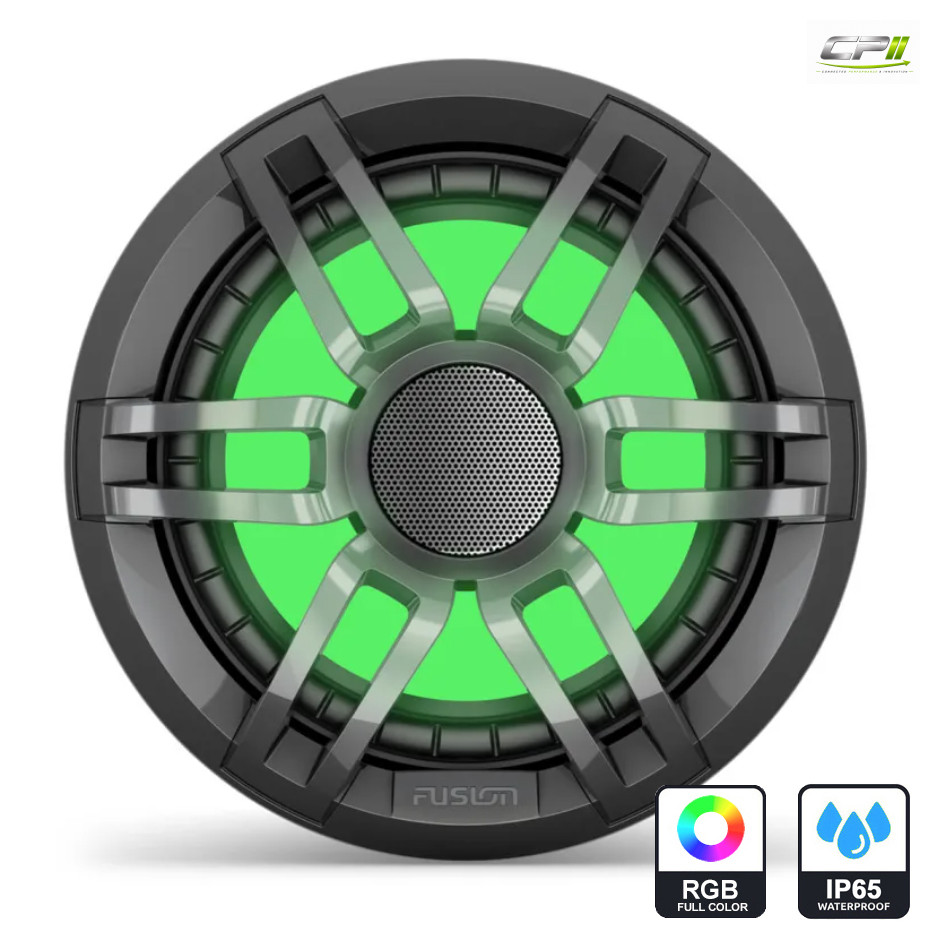 FUSION® Waketower-Lautsprecher XS-Serie, schwarz, Sport, 6.5", RGB-Beleuchtung