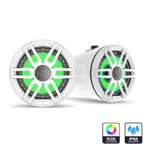 FUSION® Waketower-Lautsprecher XS-Serie, weiß, Sport, 6.5", RGB-Beleuchtung