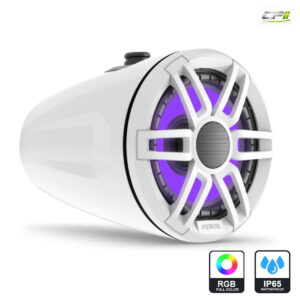 FUSION® Waketower-Lautsprecher XS-Serie, weiß, Sport, 6.5", RGB-Beleuchtung
