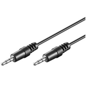 GOOBAY 3.5mm Klinkenkabel Stecker auf Stecker, 1.5m, 3-polig
