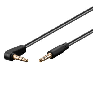 Alternative view of GOOBAY 3.5mm Klinkenkabel Stecker auf Winkelstecker, 1.5m, 3-polig
