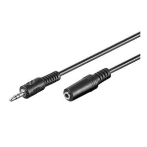 GOOBAY Verlängerungskabel für 3.5mm Klinkenstecker (3-polig), 2m