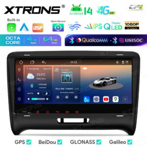 Android 14 IM84TTAH Autoradio Octa Core 4+64GB LTE GPS Navi für AUDI TT MK2 8J 06-12