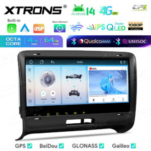 Android 14 IM84TTAH Autoradio Octa Core 4+64GB LTE GPS Navi für AUDI TT MK2 8J 06-12 – Bild 8