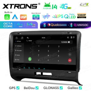 Android 14 IM84TTAH Autoradio Octa Core 4+64GB LTE GPS Navi für AUDI TT MK2 8J 06-12 – Bild 9