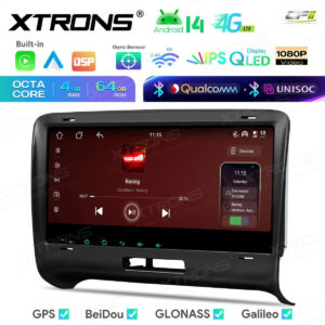Android 14 IM84TTAH Autoradio Octa Core 4+64GB LTE GPS Navi für AUDI TT MK2 8J 06-12 – Bild 10
