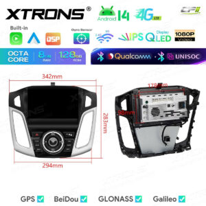 Android Autoradio Xtrons für Ford Focus 2012-2017 8/128 GB – Bild 13