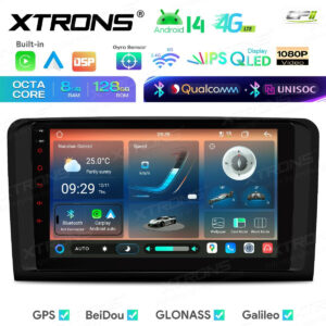 Android Autoradio Xtrons für Mercedes-Benz ML-Klasse W164/ GL-Klasse X164 8/128 GB – Bild 4