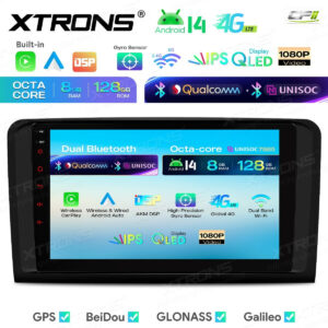 Android Autoradio Xtrons für Mercedes-Benz ML-Klasse W164/ GL-Klasse X164 8/128 GB – Bild 7