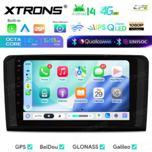 Android Autoradio Xtrons für Mercedes-Benz ML-Klasse W164/ GL-Klasse X164 8/128 GB – Bild 12