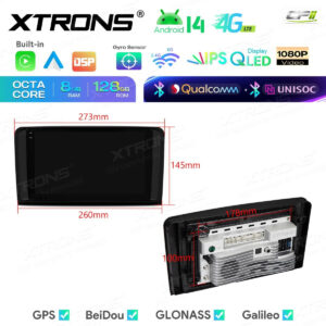 Android Autoradio Xtrons für Mercedes-Benz ML-Klasse W164/ GL-Klasse X164 8/128 GB – Bild 14