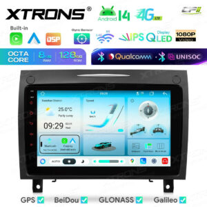 Android Autoradio Xtrons für Mercedes-Benz SLK-Klasse R171 2004-2011 8/128 GB