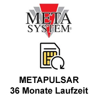 META SYSTEM Prepaid-Aufladung 36 Monate für METAPULSAR