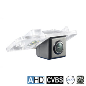 NAVLINKZ Griffleisten-Kamera AHD 1080P/CVBS AUDI, warm-weiße LED