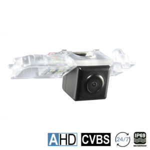 NAVLINKZ Griffleisten-Kamera AHD 1080P/CVBS VOLKSWAGEN, warm-weiße LED