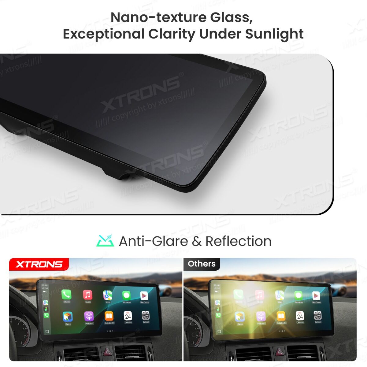 Android Autoradio Xtrons für Mercedes-Benz C-Klasse W204 (2007–2010) 8/128 GB – Bild 4