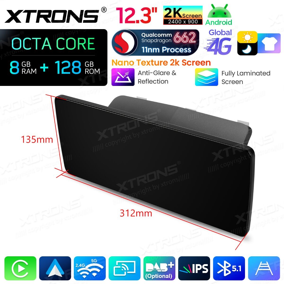 Android Autoradio Xtrons für Mercedes-Benz C-Klasse W204 (2007–2010) 8/128 GB – Bild 18