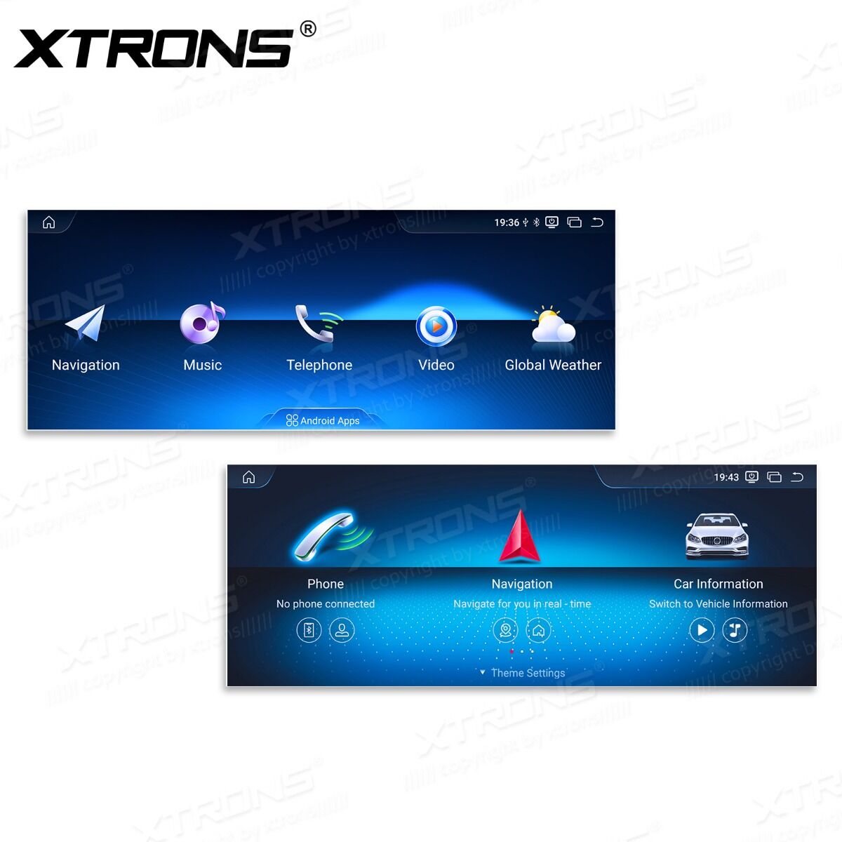 Android Autoradio Xtrons für Mercedes-Benz C-Klasse W204 (2007–2010) 8/128 GB – Bild 6