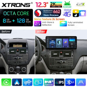 Android Autoradio Xtrons für Mercedes-Benz E-Klasse W212/S212 (Linkslenker) 8/128 GB – Bild 5