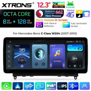 Android Autoradio Xtrons für Mercedes-Benz E-Klasse W212/S212 (Linkslenker) 8/128 GB
