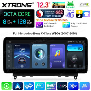 Android Autoradio Xtrons für Mercedes-Benz E-Klasse W212/S212 (Linkslenker) 8/128 GB