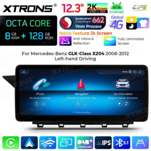 Android Autoradio Xtrons für Mercedes-Benz GLK-Klasse X204 2008 bis 2012 LHD NTG 4.0 8/128 GB – Bild 7