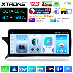 Android Autoradio Xtrons für Mercedes-Benz C-Klasse W204 (2011–2014, Linkslenker, NTG 4.5/4.7) 8/128 GB – Bild 8