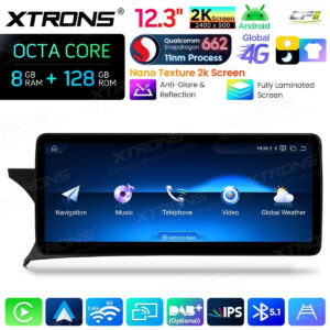 Android Autoradio Xtrons für Mercedes-Benz C-Klasse W204 (2011–2014, Linkslenker, NTG 4.5/4.7) 8/128 GB – Bild 10