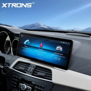 Alternative view of Android Autoradio Xtrons für Mercedes-Benz C-Klasse W204 (2011–2014, Linkslenker, NTG 4.5/4.7) 8/128 GB