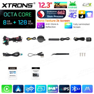 Android Autoradio Xtrons für Mercedes-Benz C-Klasse W204 (2011–2014, Linkslenker, NTG 4.5/4.7) 8/128 GB – Bild 19