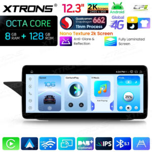 Android Autoradio Xtrons für Mercedes-Benz E-Klasse W212 / S212 (2013–2014, Linkslenker, NTG 4.5/4.7) 8/128 GB – Bild 7