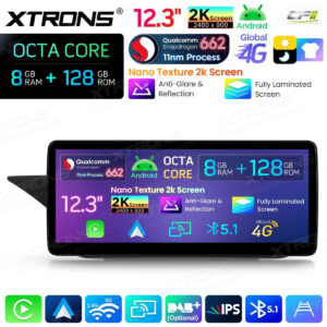 Android Autoradio Xtrons für Mercedes-Benz E-Klasse W212 / S212 (2013–2014, Linkslenker, NTG 4.5/4.7) 8/128 GB – Bild 8