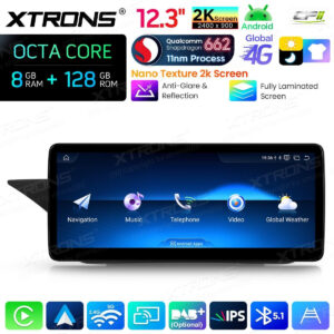 Android Autoradio Xtrons für Mercedes-Benz E-Klasse W212 / S212 (2013–2014, Linkslenker, NTG 4.5/4.7) 8/128 GB – Bild 9