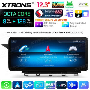 Android Autoradio Xtrons für Mercedes-Benz GLK-Class X204 2013 to 2015 LHD NTG 4.5/4.7 8/128 GB – Bild 7